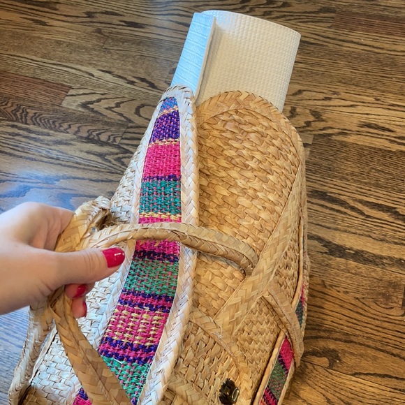 Natural straw weekender bag - Picture 11 of 13